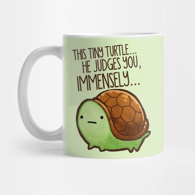 This Tiny Turtle Judges You... by MichelleScribbles